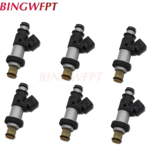 6x fuel injectors for H-onda Odyssey 2002~2004 Pilot 2003~2004 3.5L V6 for Acura CL 3.2L 2001~2003