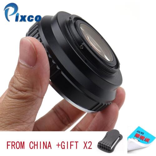 Pixco For EOS-FX Speed Booster Focal Reducer Lens Adapter Suit For Canon For EOS EF Lens to Suit for Fujifilm X Camera