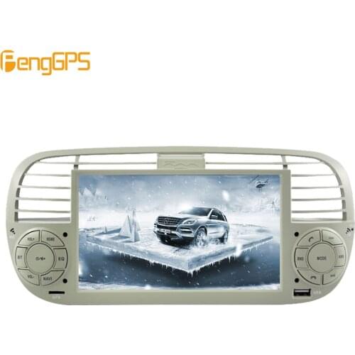 Android 9.0 Car DVD Player for FIAT 500 2007-2014 GPS Navigation Double Din Radio Multimedia 6.2 Inch Autoradio WIFI Headunit