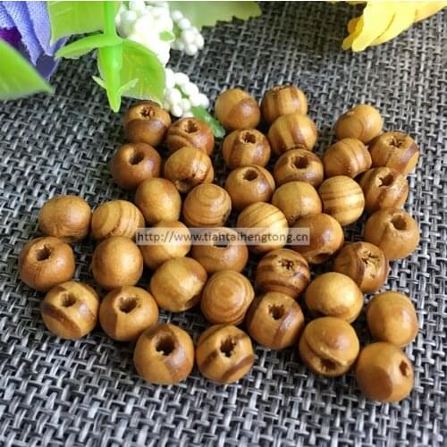 1000pcs/pack cheap 6*7mm brown faux olive wood beads, pinewood accessory bead for rosary making