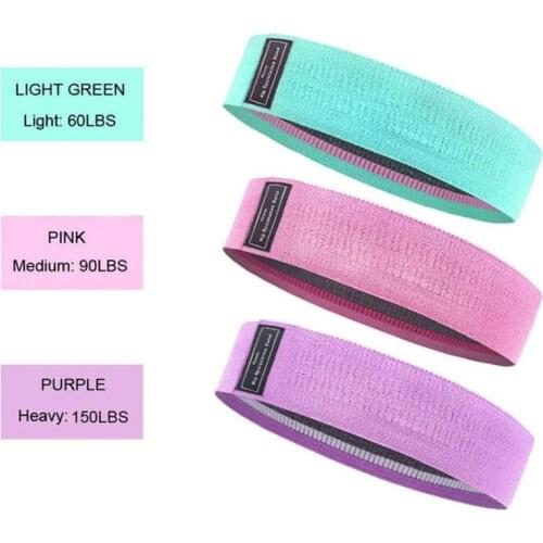 Fitness Booty Resistance Bands Workout Fabric Loop Band Butt Exercise Bands For Hip Legs Thigh Glutes Non-Slip Deep Squat Bands