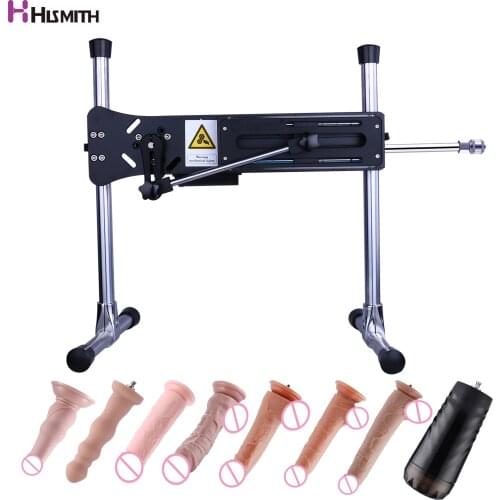 Hismith Premium Sex Machine KlicLok System 10" Insertable Silicone Big Dildo Masturbator Wire-controlled Love Machine for Couple