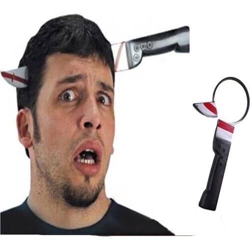 Halloween whole person toy decorated with headband knife headband screw headband night scary toys