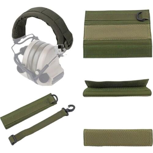 KK RG CB BK Tactical Headphone Modular Stand MOLLE Protection Cover Tactical Headband Earmuff Headset Stand Protection Case