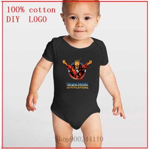 0-24M Infant Casual Newborn Thunderdome-25 Years of Hardcore Unisex Baby Bodysuit Perfect Short Sleeve Jumpsuit Onesie Clothes