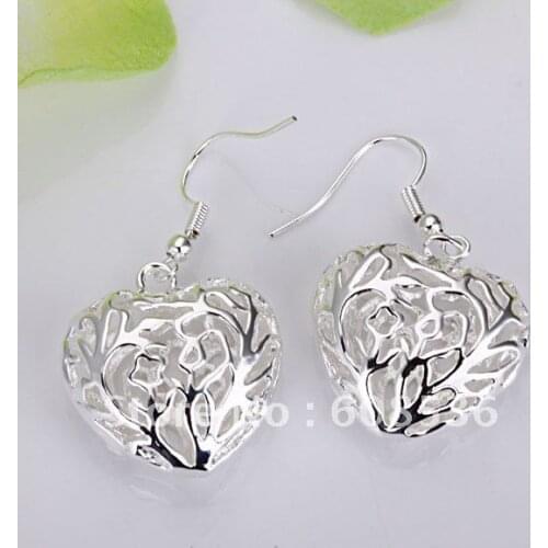 Fashion jewelry,Silver color plate earring, Brand New E22