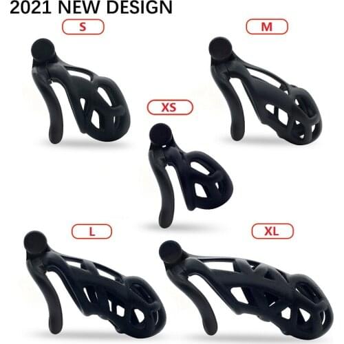 NEWEST AIR LOCK MAMBA Cock Cage Penis Sleeve Metal Lockable Cobra Male Chastity Device Penis Rings Adult Games Sex Toys