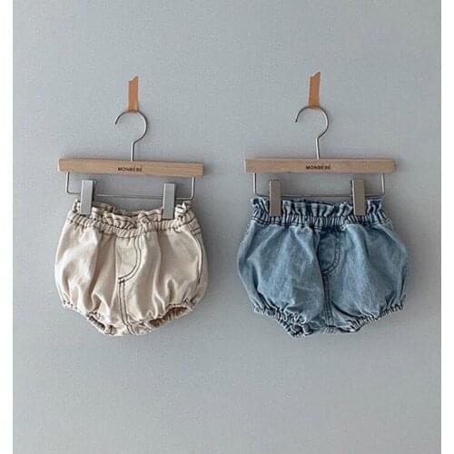 2021 New boys girls denim shorts cotton summer soft fashion babys shorts
