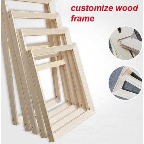 Practical Art Frame Blank Frame Wooden Frame Wall Decoration Arts and Crafts Canvas Oil Painting Home Furnishing Furnishings