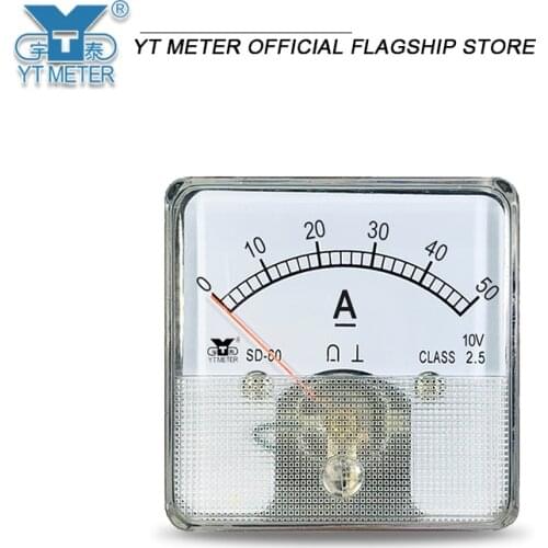 SD60 inverter special ammeter through 10V variable frequency current 10A 20A 30A 50A 75A 100A 150A pointer sensor instrument ins