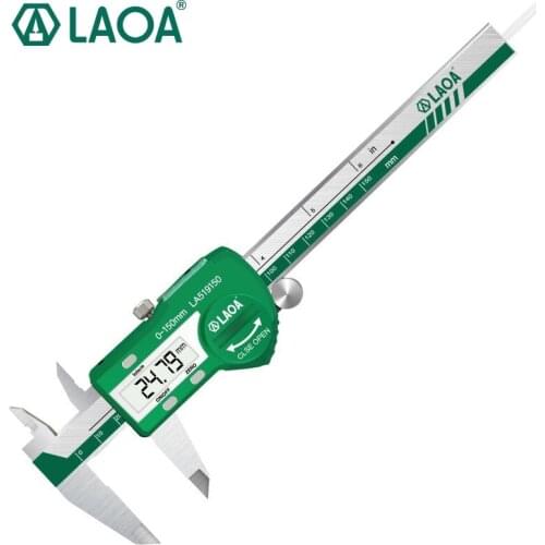 LAOA High Precision Vernier Caliper Digital Display Electronic Caliper Waterproof Stainless Steel Ruler Measuring Tool