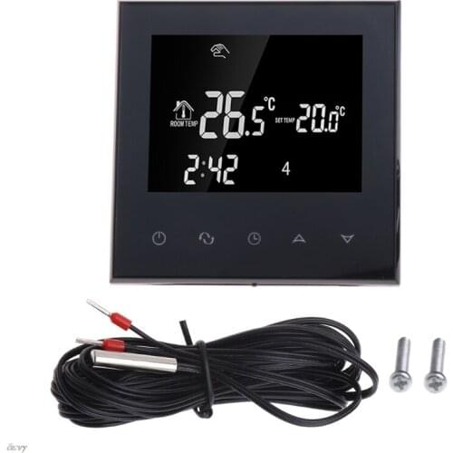Thermoregulator Touch Screen Heating Thermostat for Warm Floor -Water- Electric Heating System Thermostat LS'D Tool