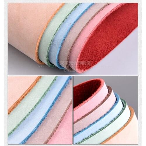 Fog wax skin wax head leather cowhide leather handmade diy leather 2mm thickness