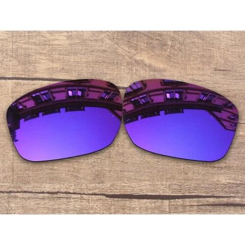 Vonxyz Violet Mirror Polarized Replacement Lenses for-Oakley Sliver Frame