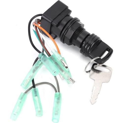Marine Motor Ignition Key Switch Assembly Fit for SUZUKI OUTBOARD 37110-92E01 boat accessories stainless steel