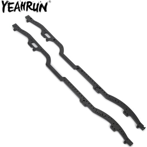 YEAHRUN RC Car Chassis Frame Rails Metal Girder Beams for 1/10 RC Crawler Truck Car Axial SCX10 6x6 Refit Upgrade Parts