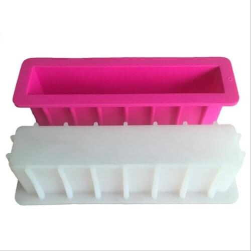 12inch Rectangle Silicone Loaf Toast Mold Mousse Cake Baking Mold Capacity Rendering Soaps Mould Cake Bakeware Decorating