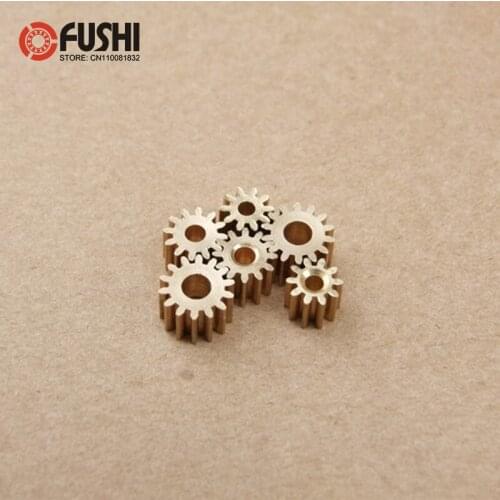 165A Brass Gear Pore 5mm Shaft ( 10 Pcs ) 16 Teeth Motor Shaft Gears Modulus 0.5 DIY Toys RC Model Cars
