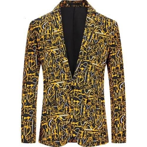 2021 Men Clothing Luxury Designer Mens Blazer print Jacket Stylish Fancy Brand floral Males Suits Blazers/ blazer jacket men