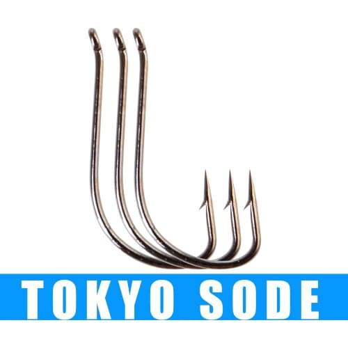 3 packs Size 6# 7# 8# 9# 10# 11# 12# 14# 15# Fishing HOOKS TOKYO SODE Fresh water High Carbon Steel Barbed Hook carp hook