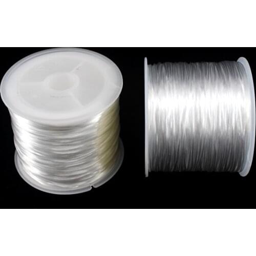 45 Meters Strong Elastic Crystal Beading Cord 0.6 MM For Jewelry Making Bracelets Stretch Thread String Necklace DIY Cords Line