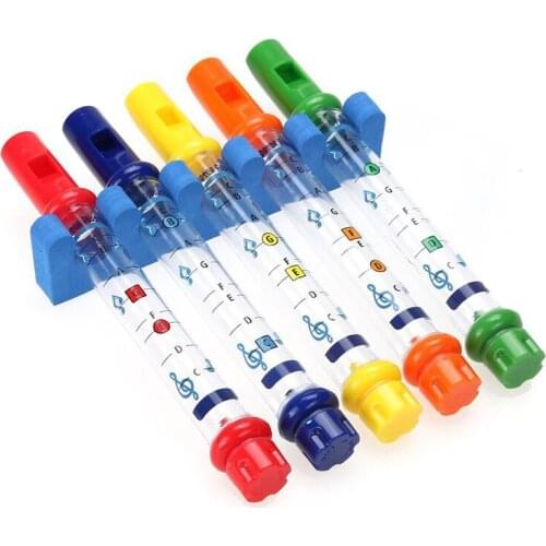 5pcs/set HOT Kids Children Colorful Water Toy Bath Tub Tunes Toy Fun Music Sounds Bath Toy