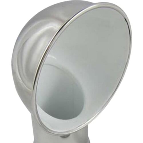 75mm Boat RV Round Sheet Vent Elbow Ventilation Duct Tube Stainless Steel