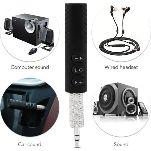 Car Bluetooth AUX 3.5mm Jack Bluetooth Receiver Handsfree Call Bluetooth Adapter Car Transmitter Auto Music Receivers