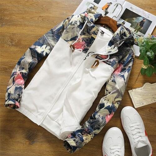 Floral white women jacket winter warm bomber jacket women clothing coat sweater windbreaker