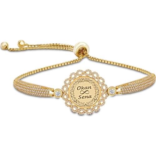 Infinity Model Name Post Silver With Lift Women 'S Bracelet DN290