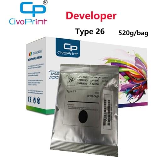 Civoprint B0799640 Type 26 Developer Powder For Ricoh Aficio 2035 2045 3035 3045 350 450 1045 1035 520g/Bag