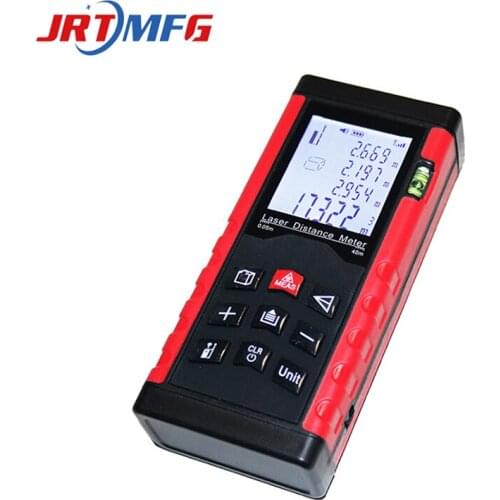 JRTMFG Laser Rangefinder Level Bubble Portable Measuring Instrument Tool High Precision Infrared Electronic Laser Distance Meter