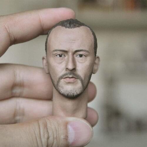 1/6 Scale Jean Reno Leon Head Models for 12''Figures Bodies Accessories DIY