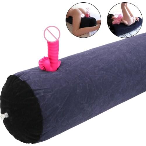 Inflatable Sofa Sex Toys for Couples Magic Cushion Sexual Position Love Pillow Erotic Products Flocking Sex Furniture