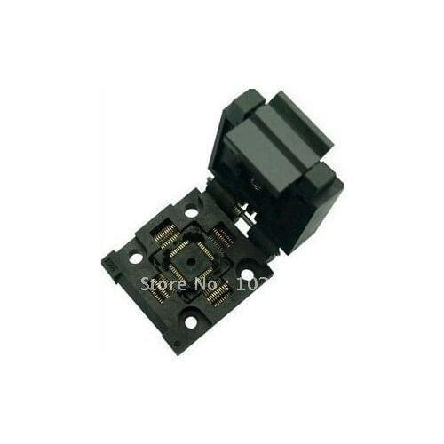 100% NEW FPQ-44-0.8 IC Test Socket / Programmer Adapter / Burn-in Socket (FPQ-44-0.8-16)