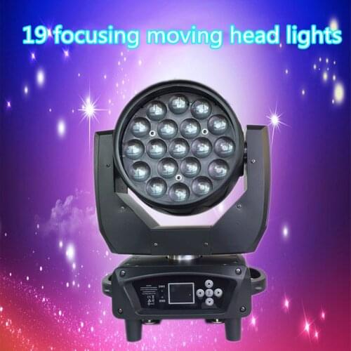 New 19*15W 4 in 1 LED full color focusing dyeing moving head light bar performance wedding stage lighting