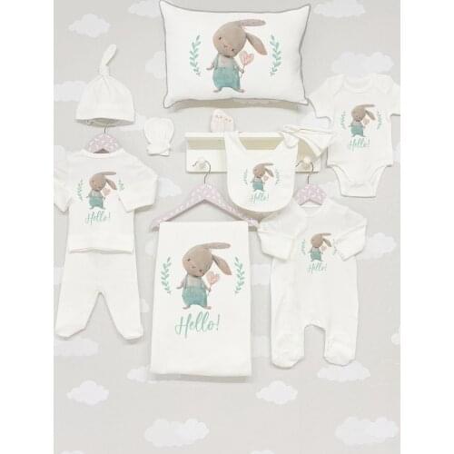 Organic 11 Track Interlock Hospital Output-For Baby Series Baby Set Lux 100 Cotton High Quality