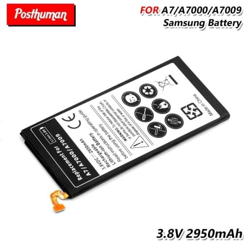 2950mah Rechargeable Lithium phone battery Replacement Battery For Samsung Galaxy A7 A7000 A700S A700L A700FD A700X A7009 2015