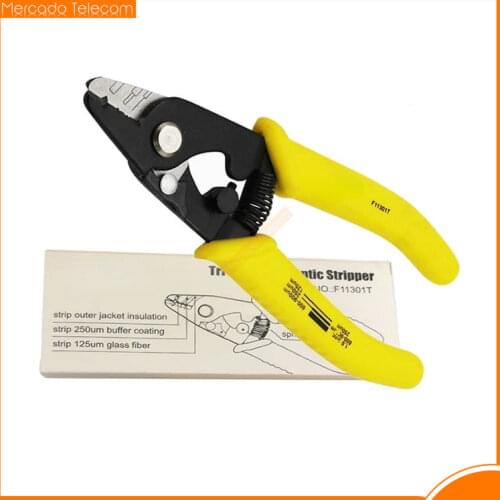 Fiber 5pcs/lot FIS Stripping pliers F11301T FIS Tri-Hole Fiber Optic Stripper Miller Wire stripper High quality