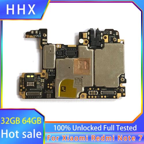 FOR Xiaomi Hongmi Redmi Note 8 Motherboard Replaced Mainboard With Chips Logic Board Android OS Installed 64GB 128GB ROM
