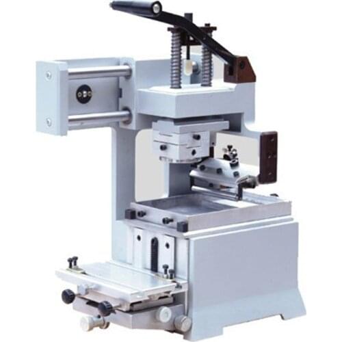 Manual single color Open ink plate pad printing machine pad printer 100X100