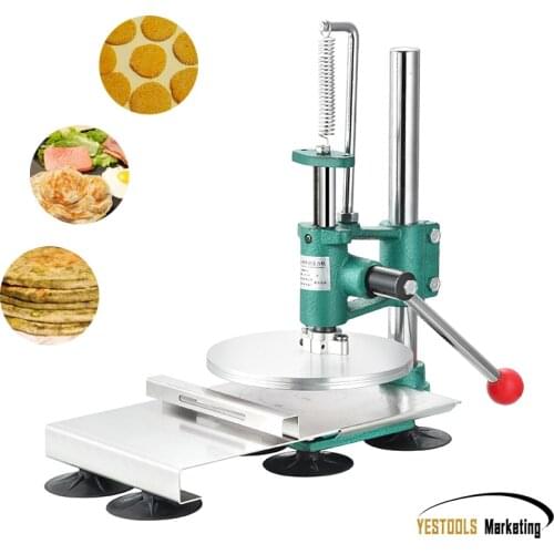Manual Pizza DoughPress Machine 20cm Pizza Dough Flattening Press 7.8" Dough Roller Sheeter Chapati pressing machine Pastry Pres