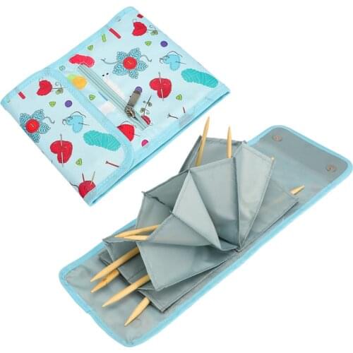 Knitting Needles Bag Fashion Knitting Storage Bag New Arrival Crochet Hook Case Knitting Needle Bag Sewing Organizer Bag