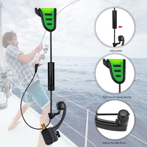 LED Fishing Bite Light 4pcs Carp Fish Bait Indicator for Rods Fishing Kit Portable Rod Combo Outdoor Fishing wih Flashing Light