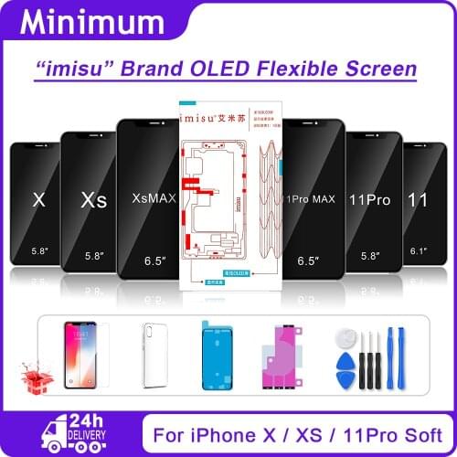 GX HE OLED For iPhone X Xs Max LCD Display Touch Screen Digitizer Assembly For iPhoneX