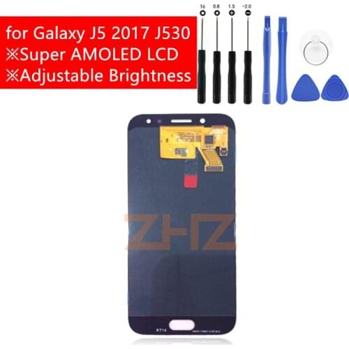 For SAMSUNG GALAXY J5 2017 J530 LCD Display Touch Screen Digitizer Assembly for Galaxy J5 Pro 2017 J530F/DS Repair Parts