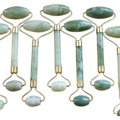 1 Pcs Portable Pratical Facial Massage Roller Natural Jade Anti Wrinkle Face Slimming Shaper Body Foot Relaxation Beauty Tool