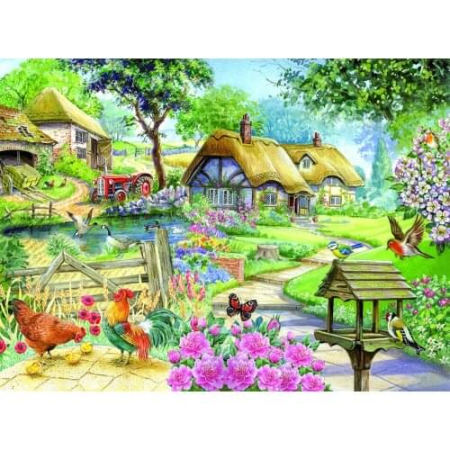 14/16/18/27/28 Top Quality Beautiful Counted Cross Stitch Kit Abstraction Beauty and Grape A14120 scenic cottage