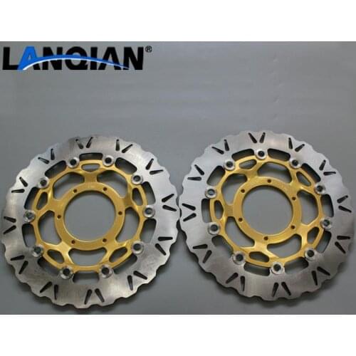 2 pieces motorcycle Front Disc Brake Rotor Scooter Front Rear Disc Brake Rotor for HONDA CBR600 2007 2008 2009 2010 2011 - 2013
