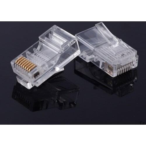 5000 Pcs RJ45 Connector Network Cable Connector Network Modular Plug Cat5 CAT5e Connector